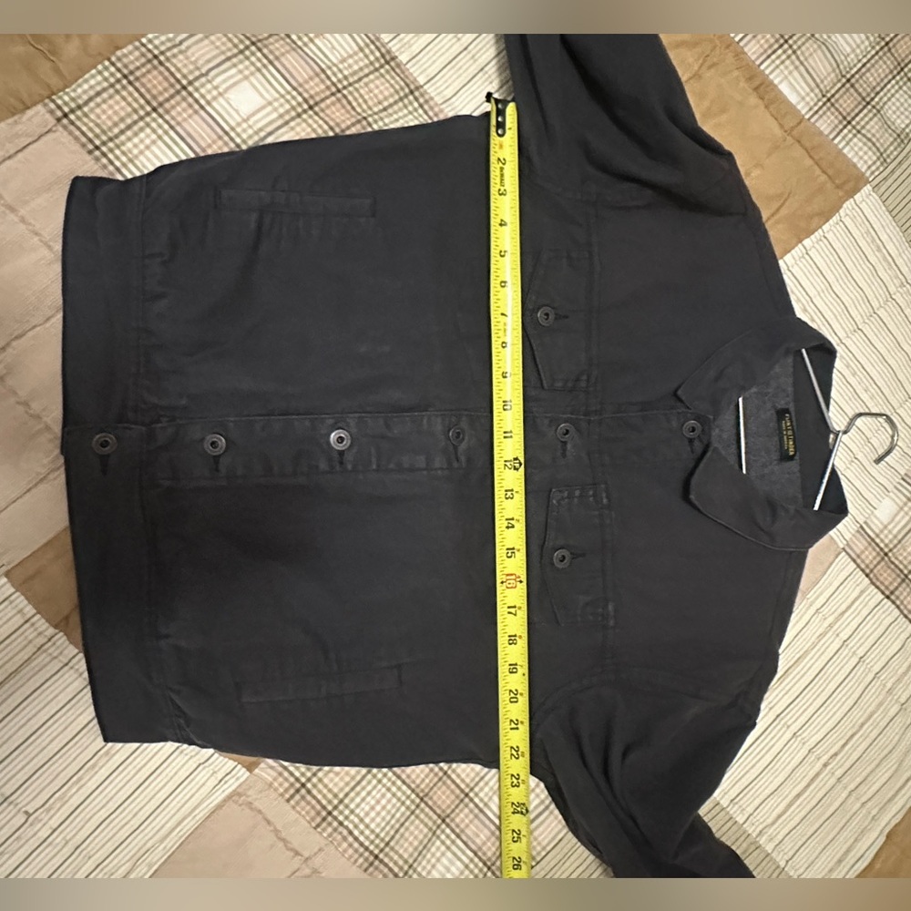 Flint & Tinder Waxed Canvas Trucker  size Medium Flannel Lined - Picture 8 of 12